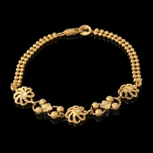 Новая мода Золотой Цвет Браслет 21 см 1 см Шарм браслет цепочка мужские ювелирные изделия