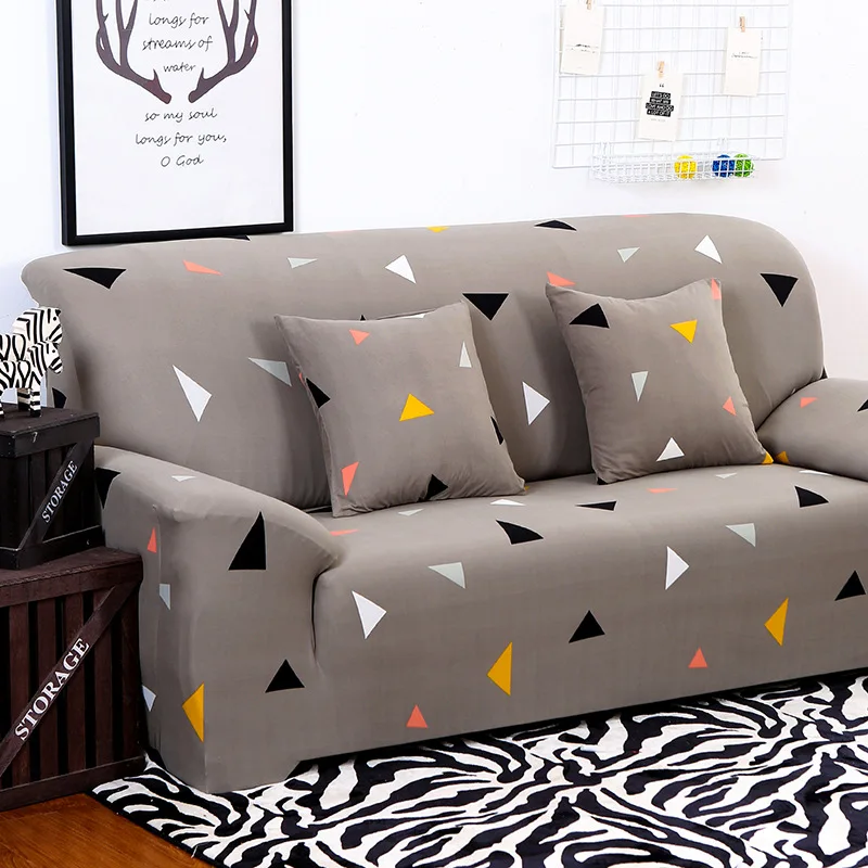 

Modern Geometric Sofa Slipcovers Tight Wrap All-inclusive Slip-resistant Elastic Cubre Sofa Towel Corner Sofa Cover Couch Cover
