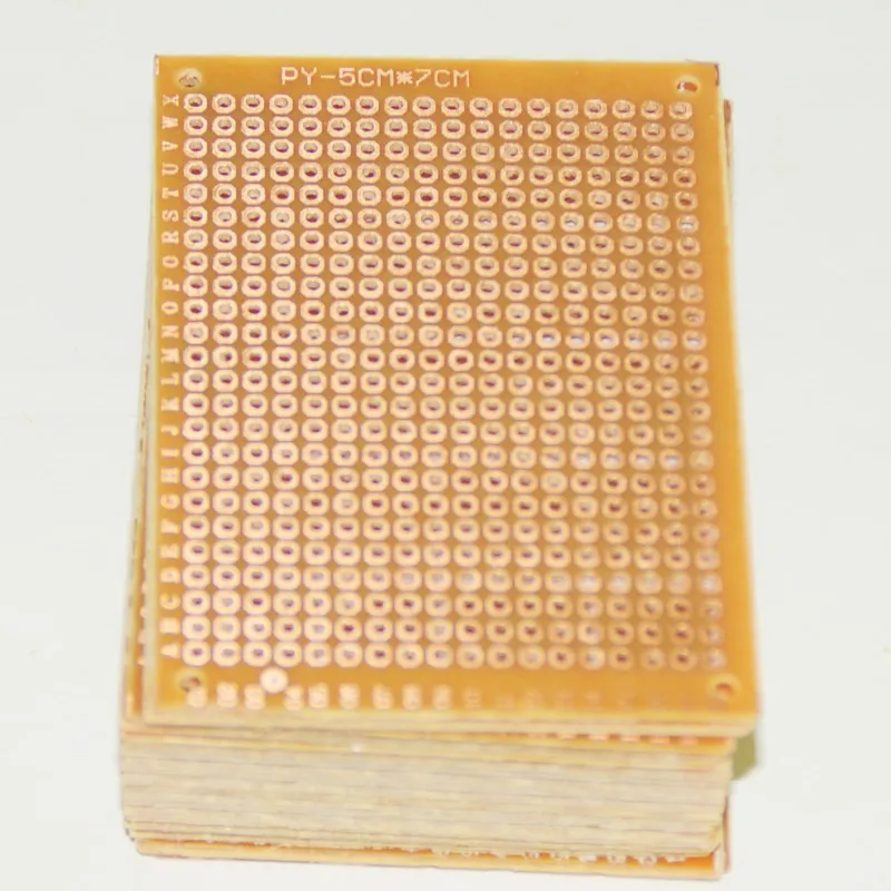 Prototyping PCB Printed Circuit Board Prototype Breadboard 5x7cm 20pcs 2x3/"