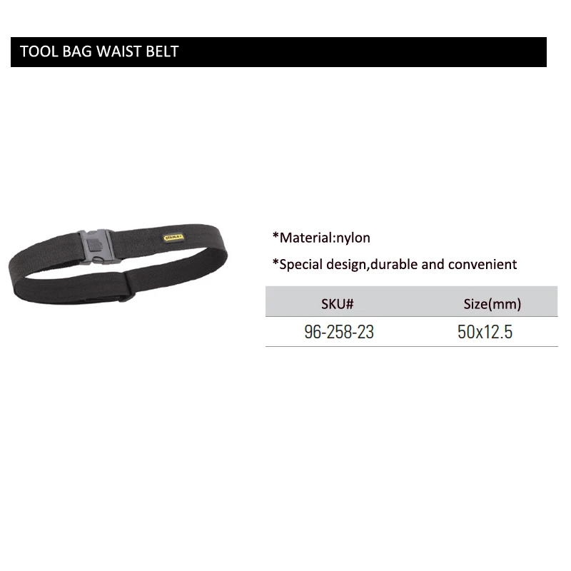 96-258-23 tool bag waist belt size