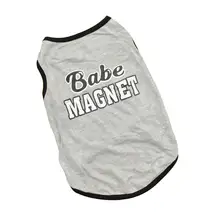 TINGHAO жилет для домашних животных модные Письма печати Летняя Одежда для питомцев майка спортивный стиль собака одежда