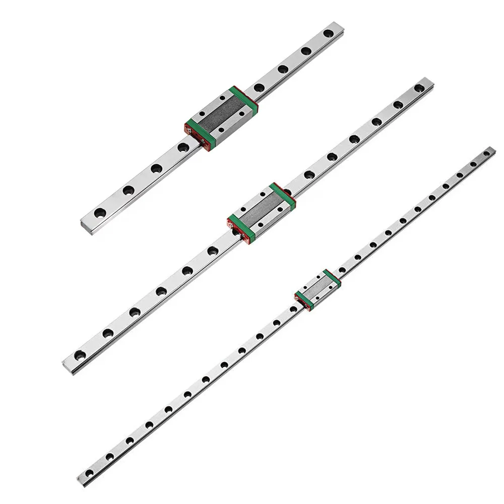 ALLSOME MGN7 MGN12 MGN15 MGN9 Миниатюрные линейные направляющие линейной направляющей с линейный рельсовый блок станка с ЧПУ 300 350 400 450 500 мм
