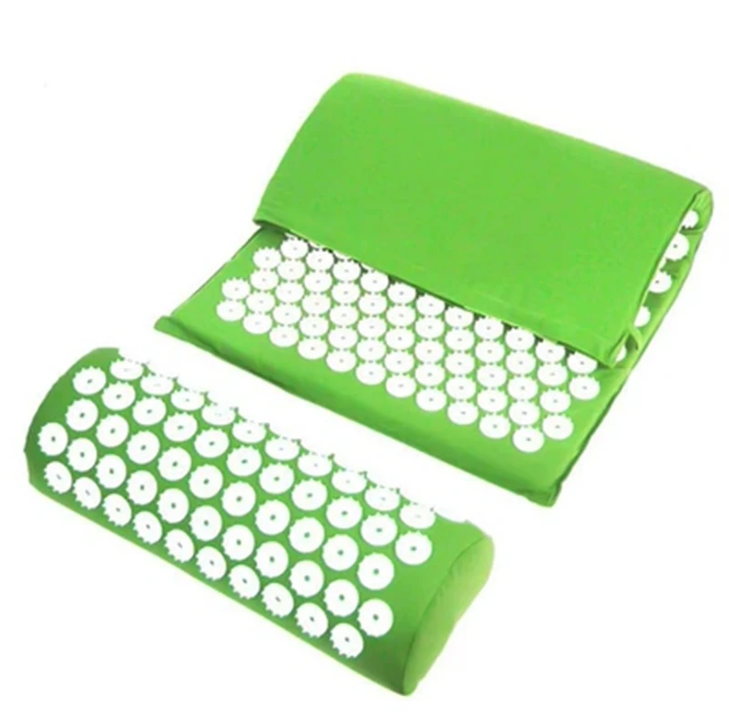 Acupressure Massager Cushion Yoga Mat For Body Head Relieve Stress Pain Yoga Pad Muscle Tension Spike Mat and Pillow (19)