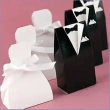 250 шт/партия Свадебная бумажная коробка жениха и невесты XTH-999