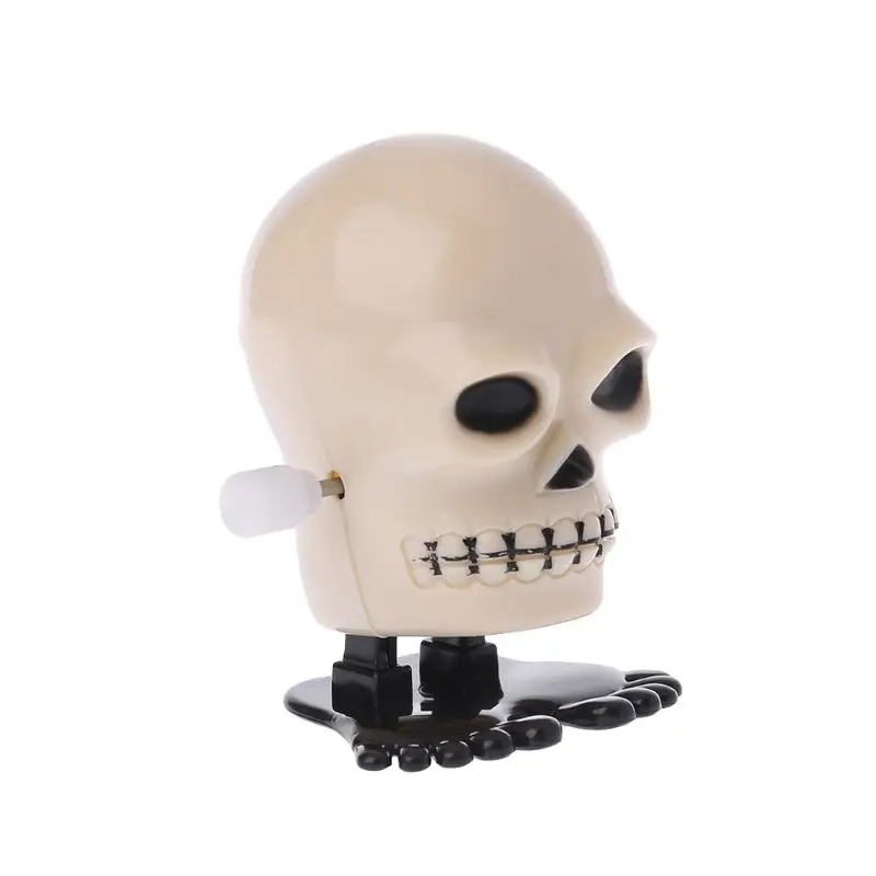 

Halloween Gift Clockwork Jumping Skull Mechanical Toys Educational Toy Prank Wind-up Toys Supplies