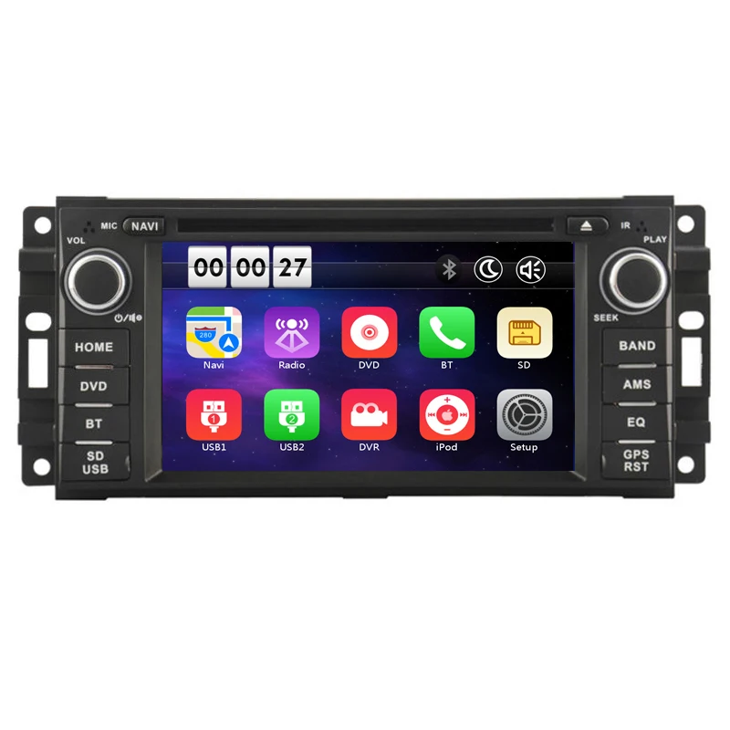 Автомобильный DVD GPS навигатор для Jeep Compass Grand Cherokee Liberty Patriot Wrangler Mitsubishi Raider 2005 2006 2007