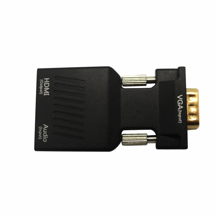 5 шт./лот Переходник HDMI VGA мама папа аудиокабель видеоконвертер 1080P проектор для ПК