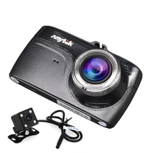 Anytek G67 Автомобильные видеорегистраторы два объектива 1080 P full hd камера автомобиля для sony imx323 видеорегистратор Новатэк 96655 видео