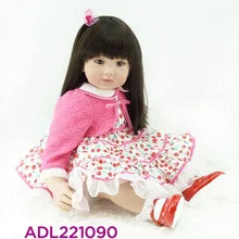 Виниловая силиконовая кукла reborn baby Cock Sleep lifelike принцесса кукла "малыш" ребенок популярный Рождество год бутик подарки