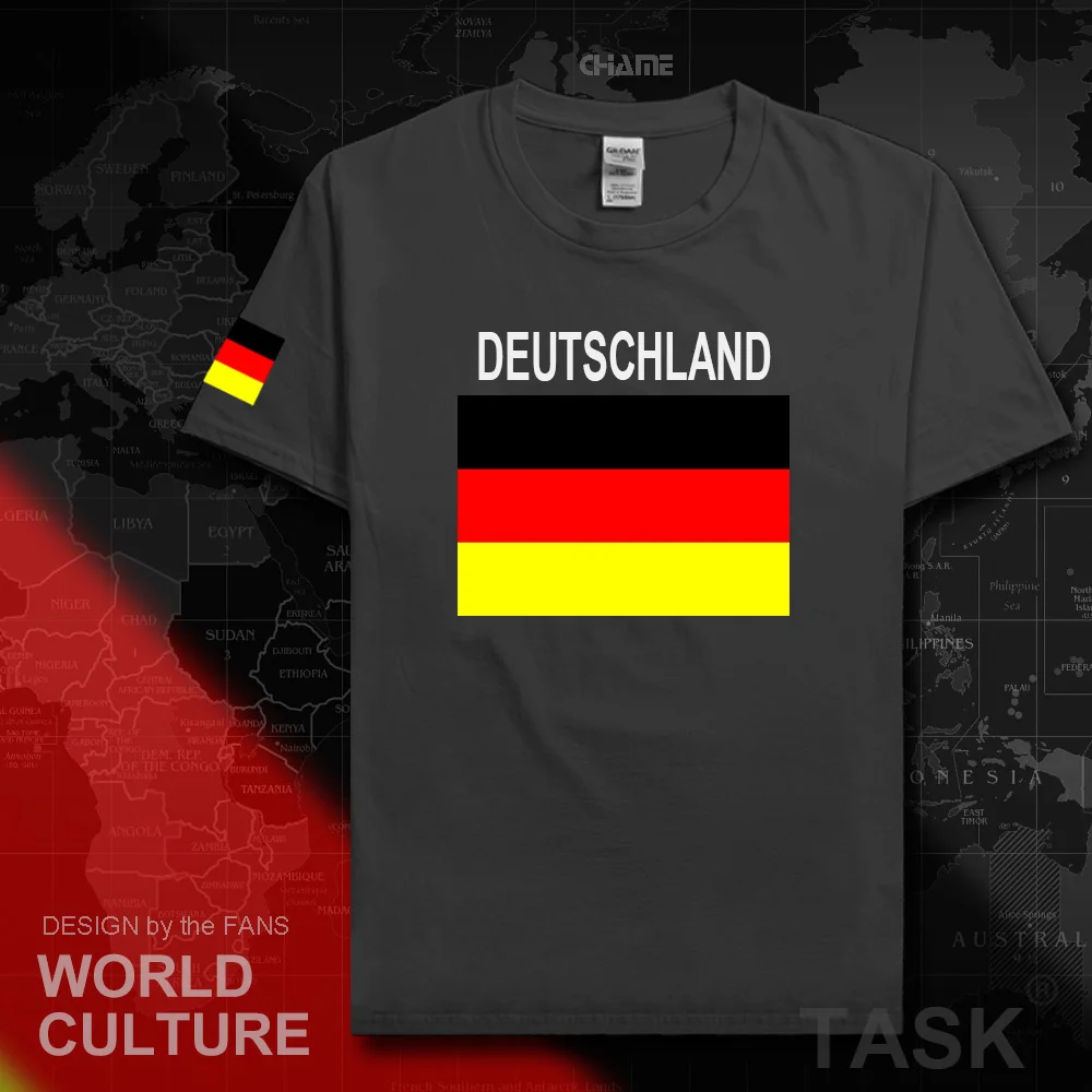 Немецкая Футболка Deutschland мужская Трикотажная футболка 2017 хлопковая сборной