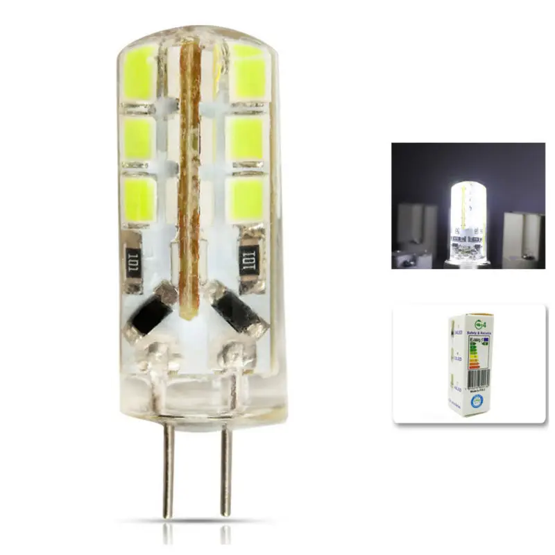 1 шт./лот led G4 2835 SMD 6 Вт DC 12 В 24LED лампа галогенная g4 12В Светодиодные лампы Гарантия 2Y