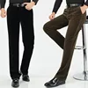 New Autumn men high waist loose corduroy pants business casual pants straight Elastic trousers middle-aged corduroy trousers ► Photo 3/6