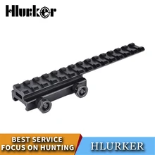 KINSTTA AR15/M4/M16 крепление для прицела с плоским верхом удлиненное крепление 20 мм Пикатинни Вивер прозрачный 0," крепление для подъемника