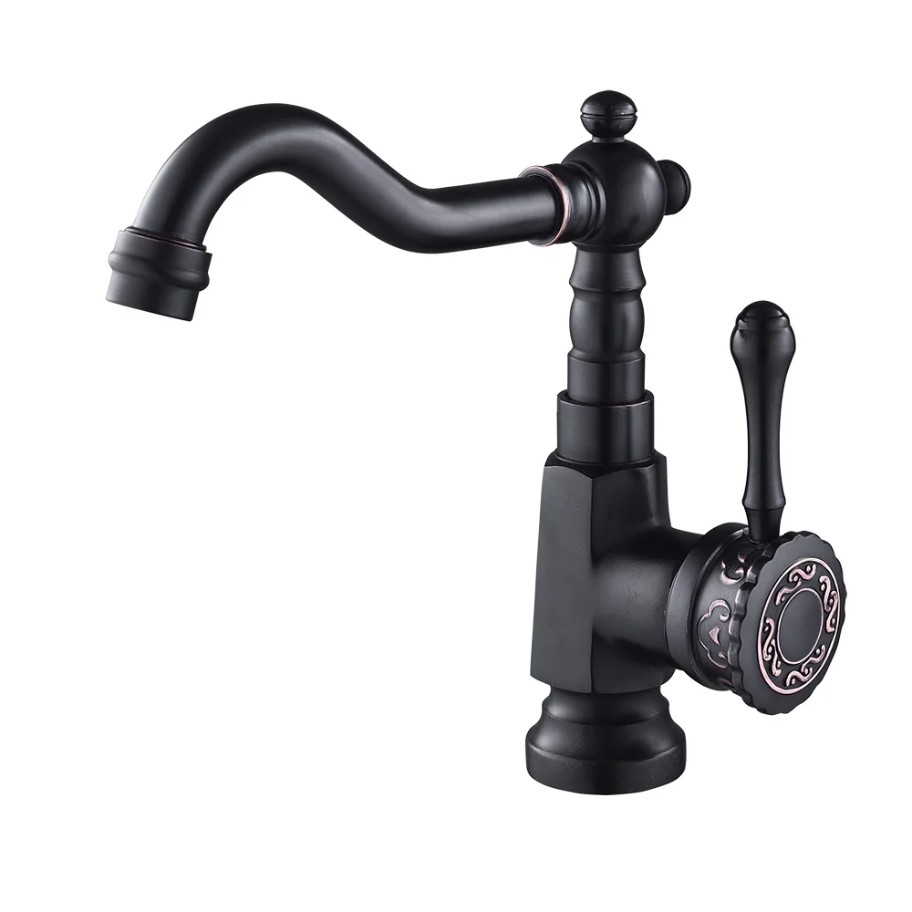 Antique Brass Wall Mount Lengthen Garden Faucet Laundry Mop Washing