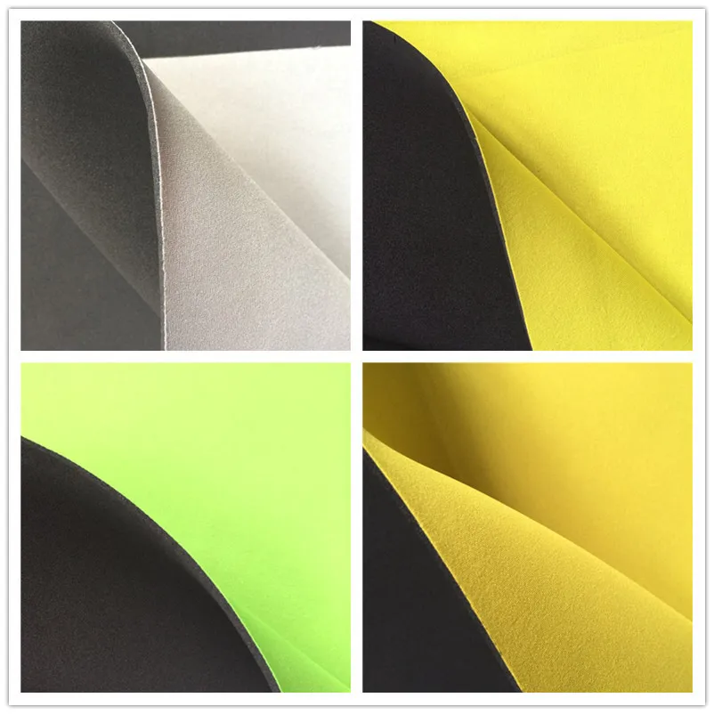 Неопреновая ткань(10 ярдов/партия) с покрытием с одной стороны полиэфирная трикотажная ткань много цветов толщина 2 мм для одежды обувь сумки подкладка
