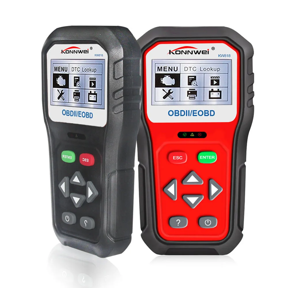 

Car OBD2 Scanner Auto Diagnostic Tool KW818 CAN BUS Car Code Reader OBDII Multi-Language Scanner High Quality Car Accessories
