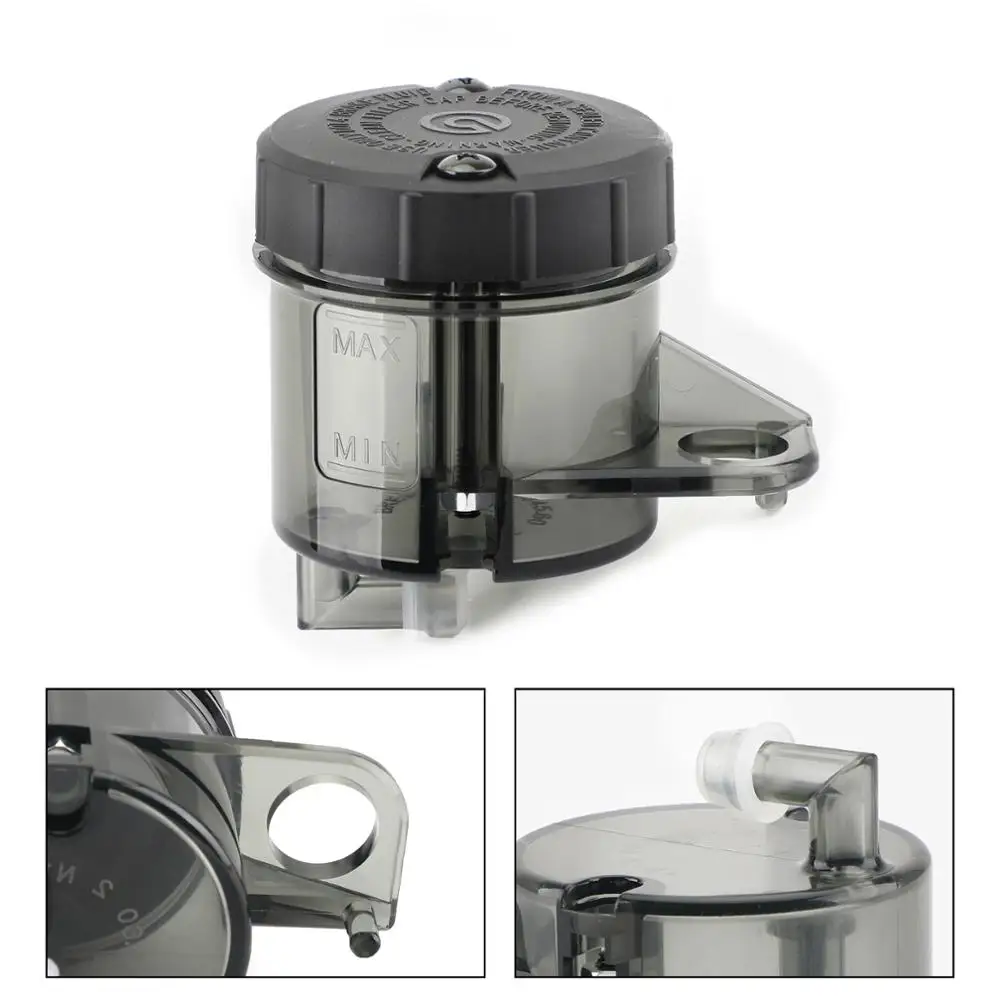

Artudatech Universal Black Motorcycle Fluid Oil Reservoir Front Brake Clutch Accessories