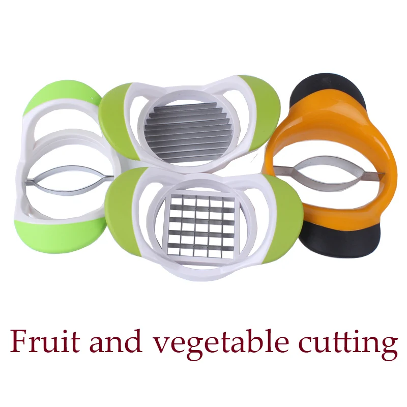 

Professional clever slicer cutter Corer tool cut stainless steel Fruit Vegetable Cutter Fast Slicer Smart Kitchen Cutting Tools