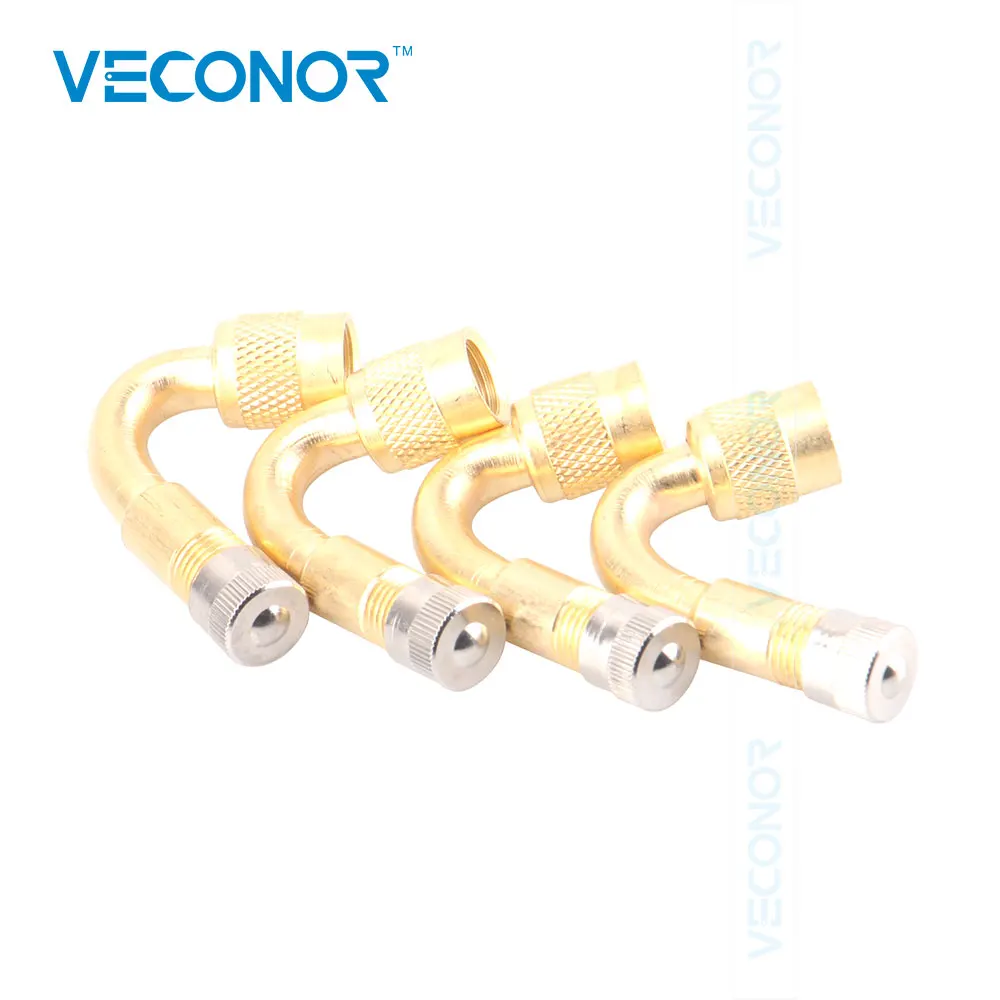 

Veconor 4PCS Tire Valve Stem Extension With Adaptor Copper Material Multichoices For Tyre
