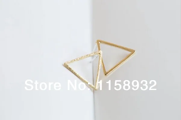 Модные геометрические треугольные серьги с покрытием|earings fashion jewelry|earrings jewelrytriangle