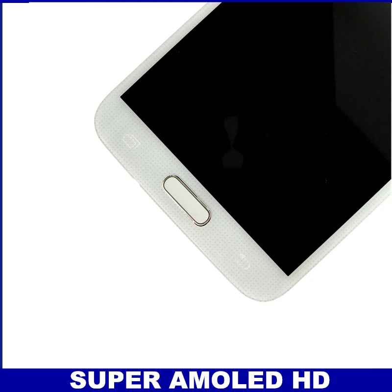 AMOLED lcd сенсорный дигитайзер экран для samsung Galaxy S5 i9600 G900 Мобильный телефон s полная