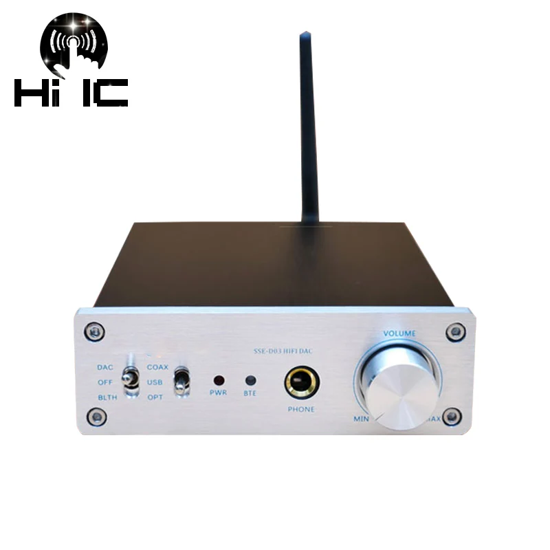 DSD декодер ЦАП усилитель для наушников ES9028Q2M 9018 Bluetooth HIFI плеер без потерь XMOS DSD64 DSD128