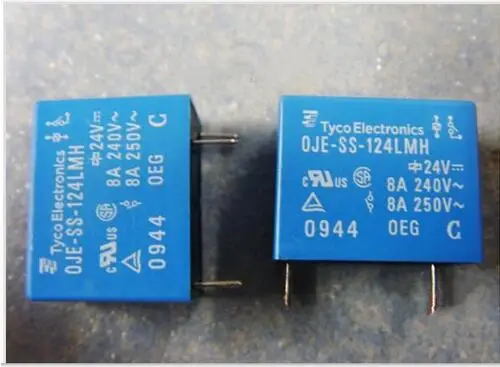 Relé Novo Quente 24vdc Dc24v 8a 24 v Dip4 Oje-ss-124lmh Ojess124lmh