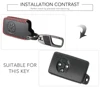 Remote 3 Buttons Leather Smart Key Case Cover For Toyota Rav4 Corolla Yaris Mark X Hilux Vitz Aqua Camry Auris ► Photo 2/6