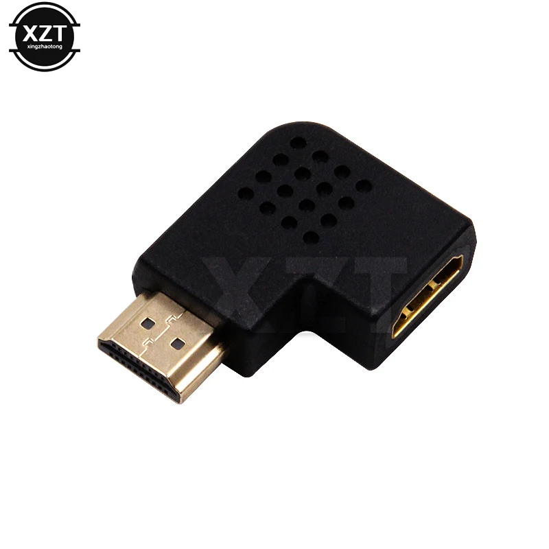 

HDMI Connector Male to HDMI Female Converter Extender 90 Degree Right Angle for 1080P HDTV PC HDMI Adapter High Quality