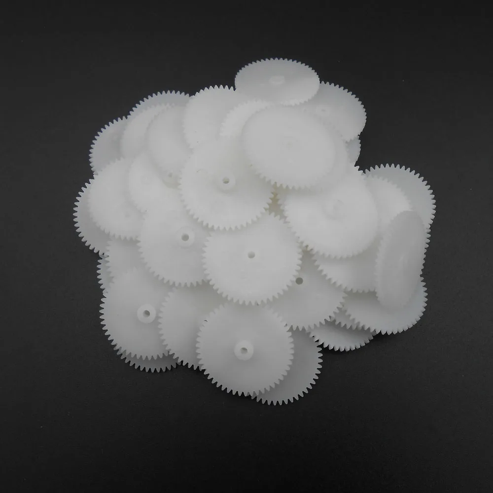 5PCS Plastic Gear 16 Teeth 0.5 Module Motor Shaft Gear Aperture 2mm Tight Fit