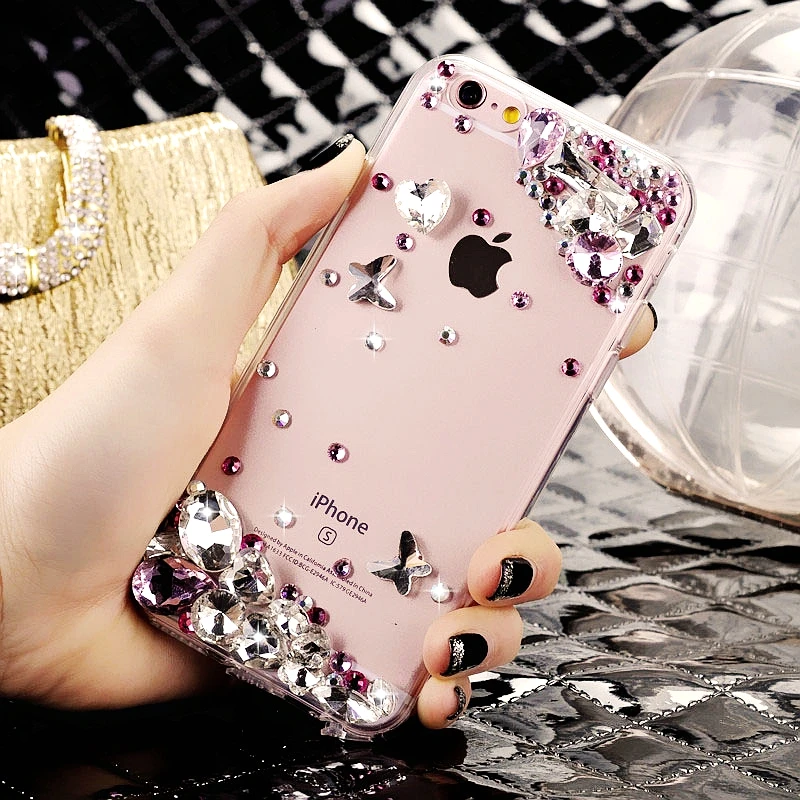 

Luxury Floral Camellia Diamond Case For Oneplus 7 Pro 6T 6 5 5T 3 3TCrystal Clear Transparent Phone Cover Case For One Plus 7 P