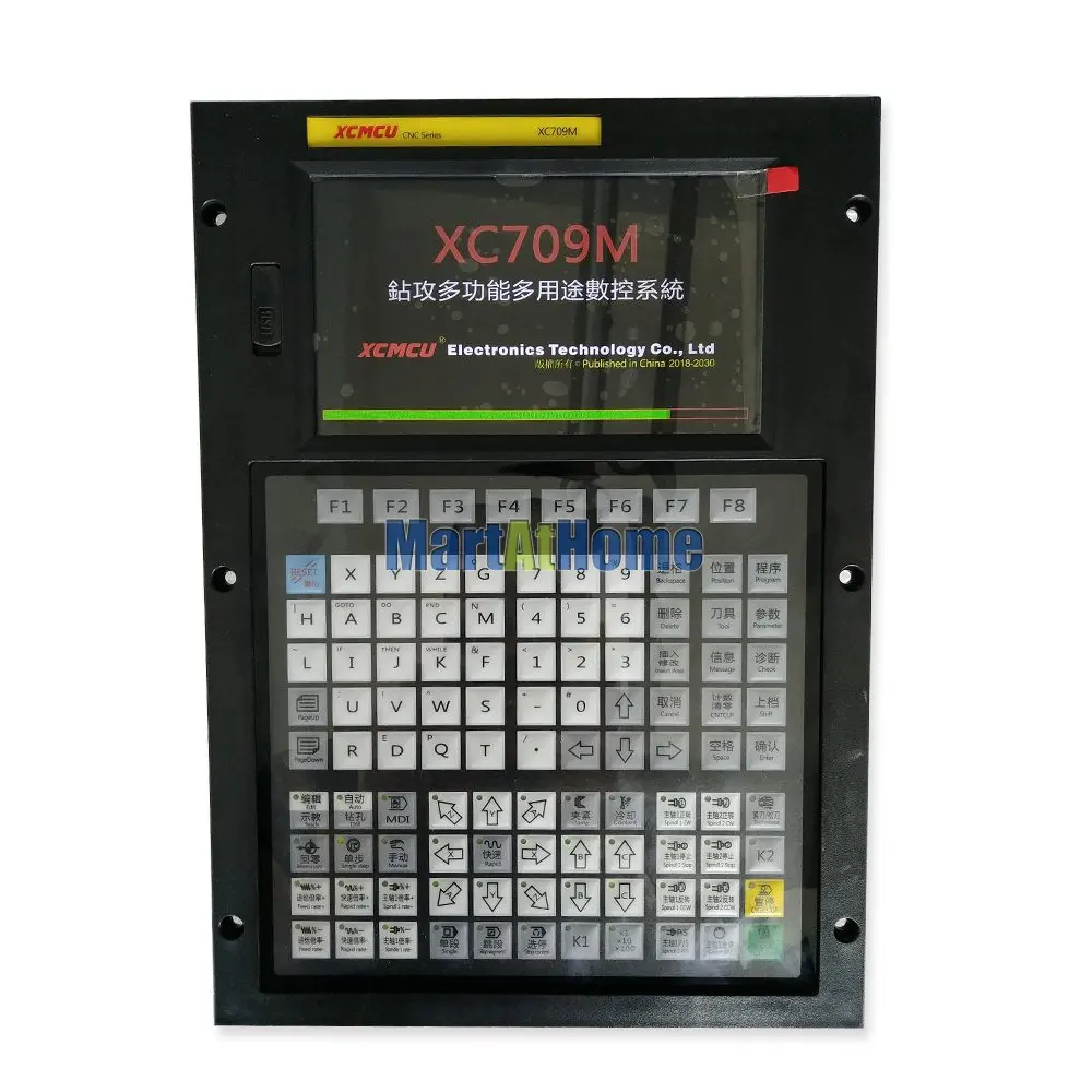 XC709M 3 ~ 6 осей USB ЧПУ система управления движением FANUC G code поддержка работы в