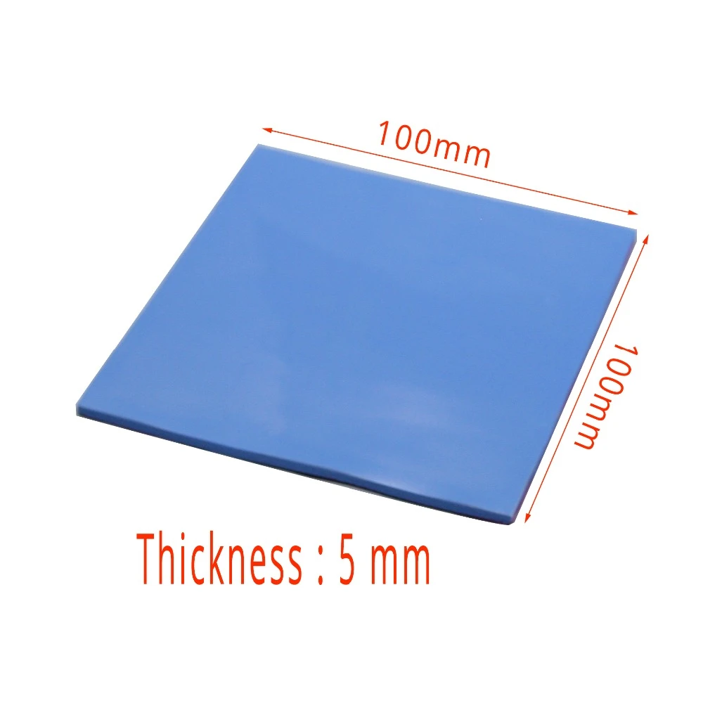 New High Quality Thermal Pad 100x100x5mm GPU CPU Heatsink Cooling