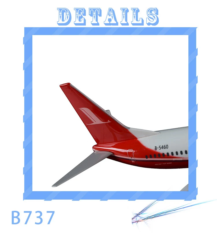 32 см смолы модель самолета Боинг 737 Shanghai Airlines модель самолета авиационной B737 Airways Аэробус модель статический Craft Модель