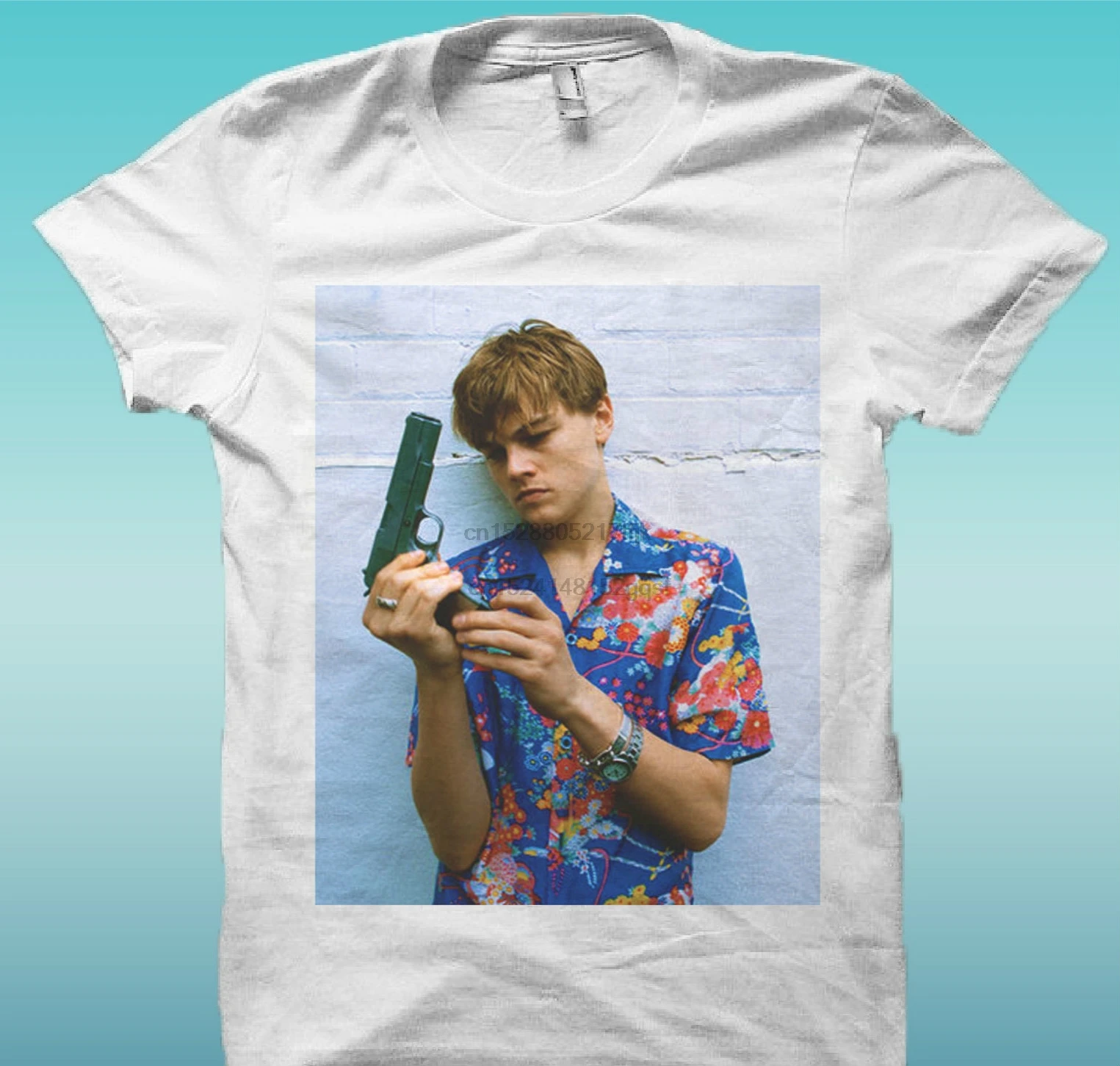 Футболка Leonardo Dicaprio Romeo Movie The Happiness Is Han My новые летние модные Забавные футболки с
