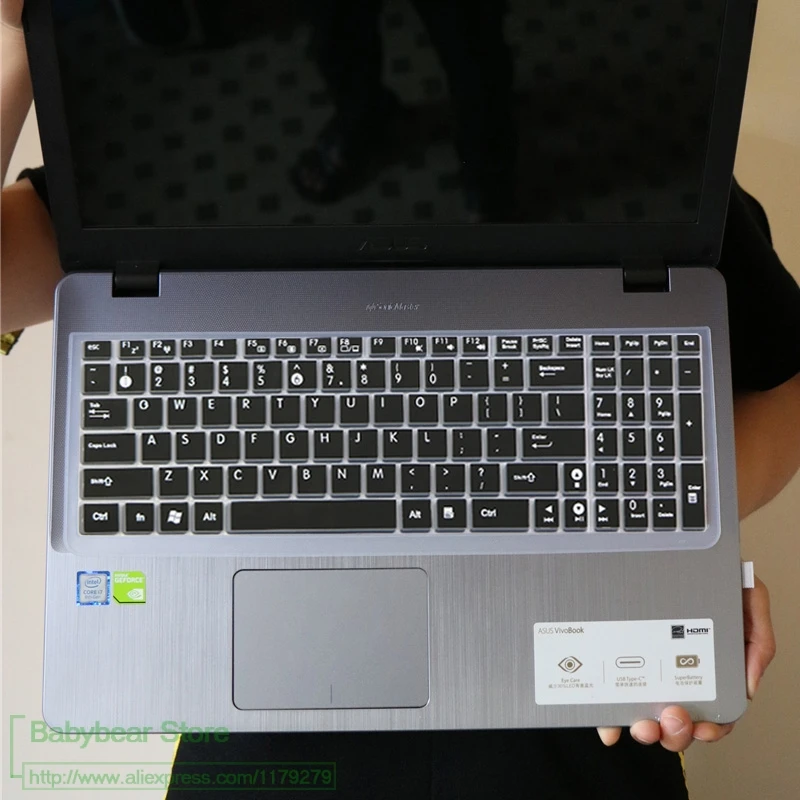 15,6 ''Клавиатура для ноутбука, защитный чехол для клавиатуры ASUS VivoBook 15X542 мкФ X542UR X542UN X542UQ X542 A542UR A542UN