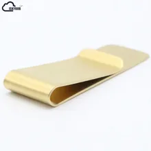 ISKYBOB модный латунный Мини держатель для денег кошелек Кредитная ID карта денежный держатель мужской