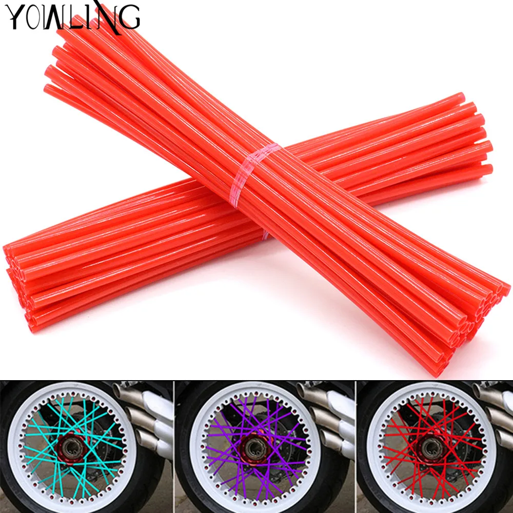 Universale Del Motociclo Dirt Bike Enduro Off Road Wheel Rim Spoke Skin Di Coperture Per Honda Cr Yz Rm Kx 85 Motore Ciclo Di 500 Crf Yzf