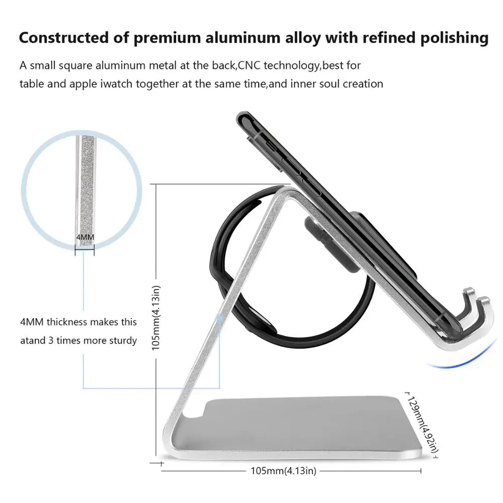 2 в 1 держатель для планшета универсальная подставка для сотового телефона Смарт-часы подставка совместима с IPad iPhone 6S 7 8 X Plus nintendo Switch