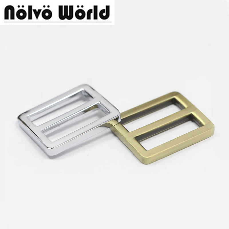 

30pcs 5 colors 1 inch 25.6mm square edge buckles,Bags Strap Handbag adjusted buckle,High quality Slider Tri-glide