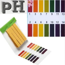 Аквариумная Вода pH Тест-Полоски Универсальный Полный спектр лакмусовой бумаги 1-14 кислотный щелочной индикатор пищевой мочи лаборатория почвы тела тест er