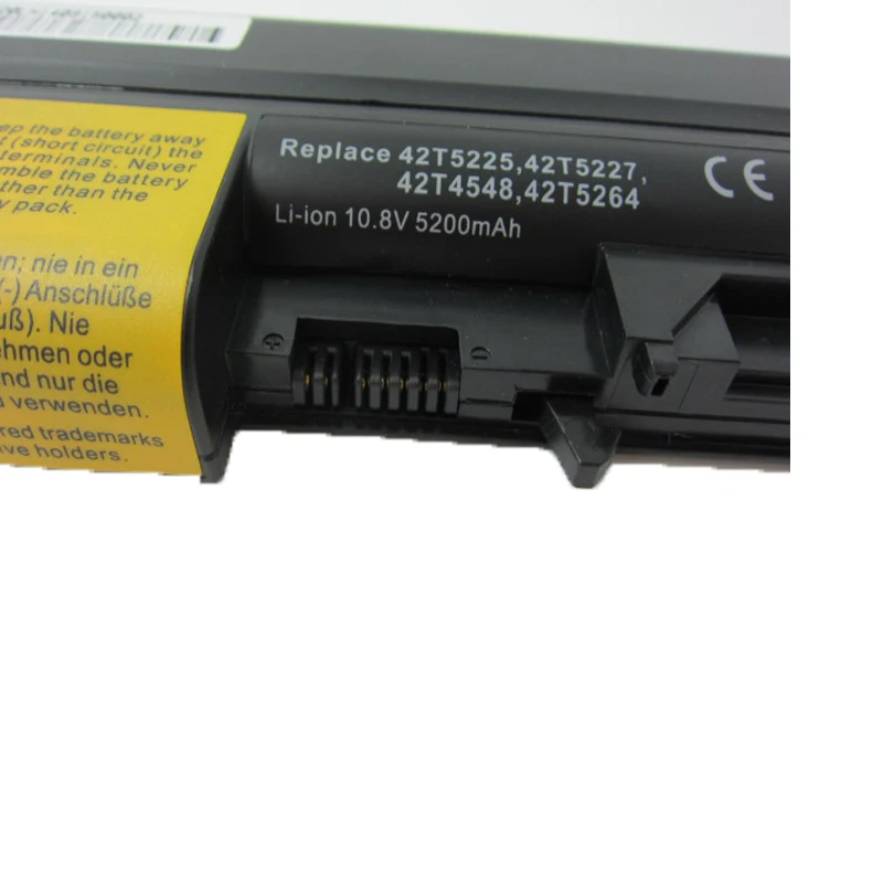 HSW 5200 мАч 6 ячеек Новая аккумуляторная батарея для ноутбука IBM Lenovo ThinkPad T61 R61 R61i T61u