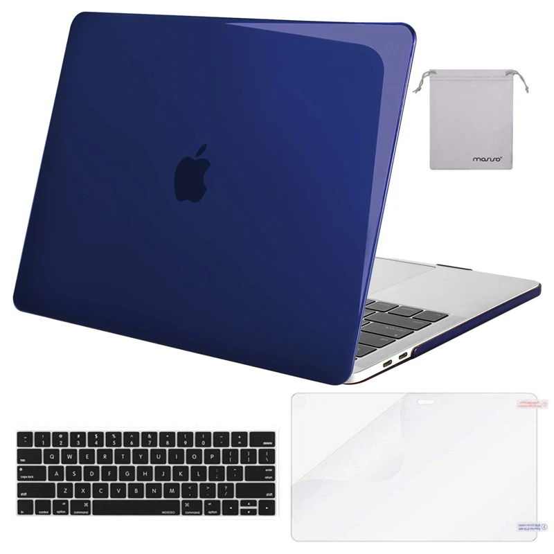 MOSISO матовый чехол для ноутбука Macbook Pro retina Air 11 12 13 15 чехол для New Air 13 A1932 New Pro 13 15 с сенсорной панелью