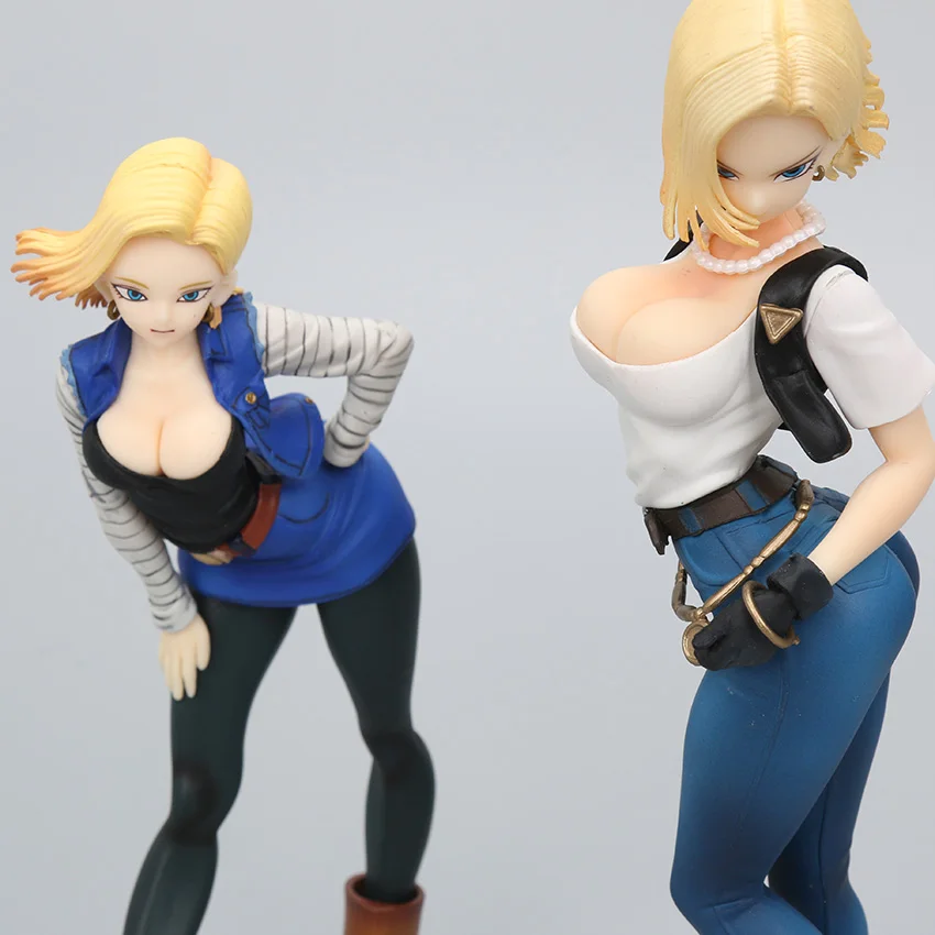 9 20 см дракон DBZ девушки Gals NO 18 лазурь Ранчи видель ПВХ экшн фигурка Дракон Z