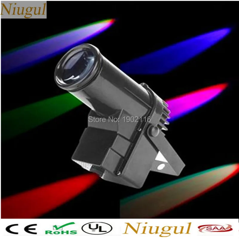 

4pcs/lot Mini 10W RGBW 4in1 LED Pinspot Spotlights /Disco Spot DMX512 Luces Discotic LED Beam DJ Stage Party Show Spot Light