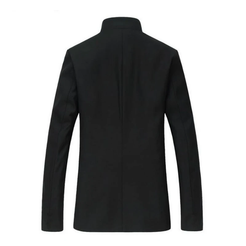 Slim Fit Double Collar Suit Jacket Japanese Style Traditional Tunic Coat School Uniform 2