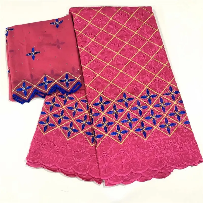 

Swiss voile lace in Switzerland high quality 5+2 Swiss lace fabric newest Dubai beads lace African French fabric 2019 12L022608