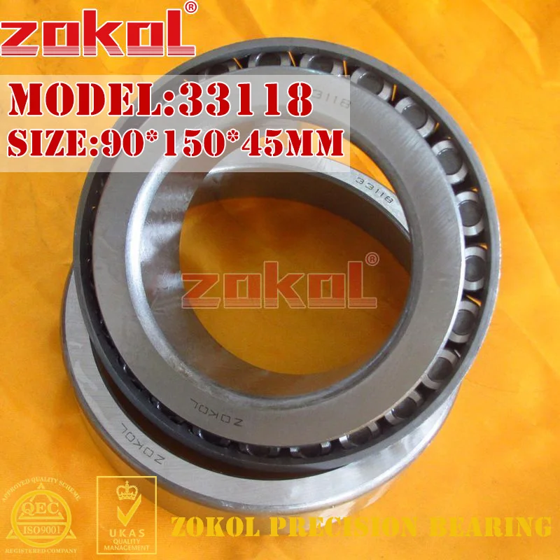 Zokol Bearing 33118 3007718e Tapered Roller Bearing 90*150*45mm ...