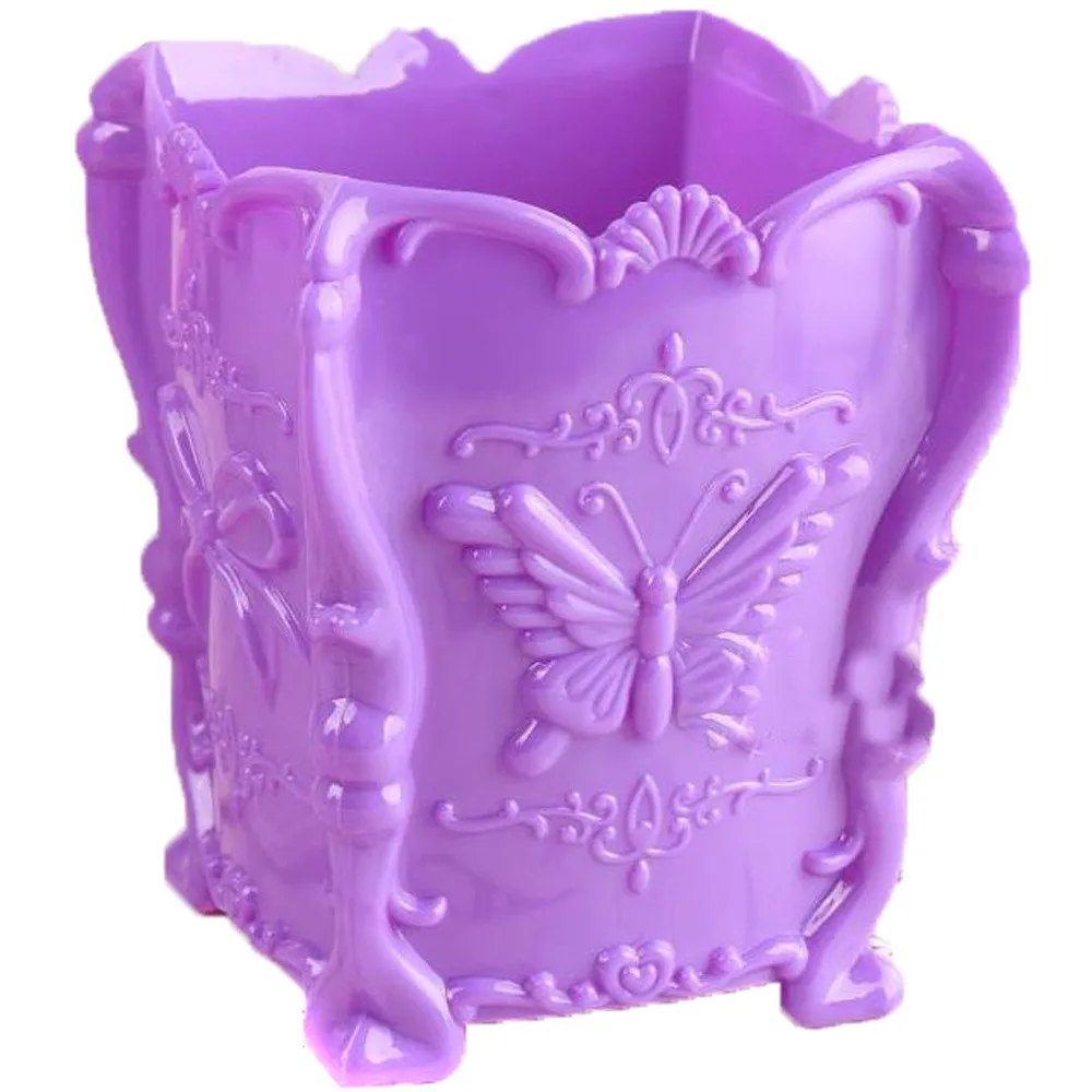 

Makeup Cotton Pad Storage Box Double Pen Container Box Vintage Butterfly Cosmetic Organizer Jewelry Cotton Swab Case Woman Gift