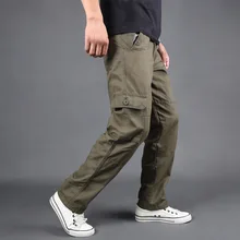 FGKKS, модные мужские брюки карго, осенние мужские прямые повседневные брюки, мужские высококачественные удобные штаны из хлопка
